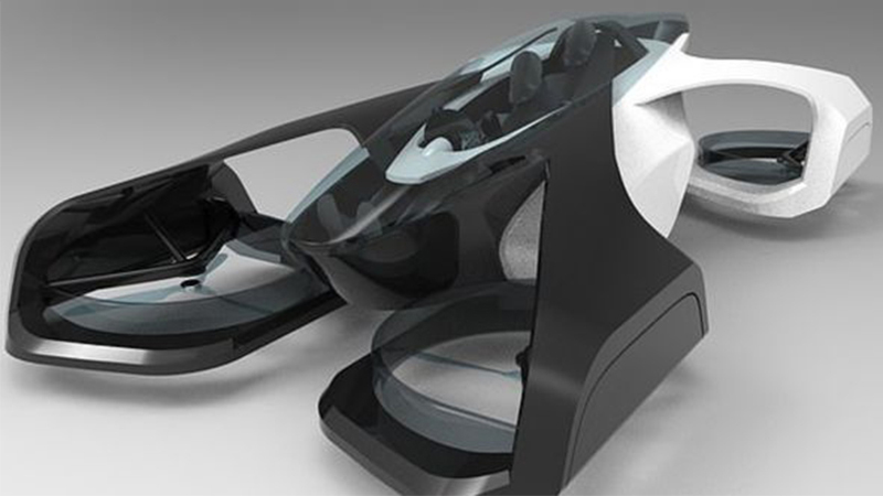 Image - فيديو يوثق رحلة تجريبية لـ أصغر سيارة طائرة في العالم  بطيار بشري