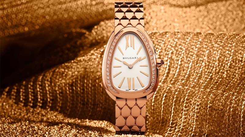 Image - تعرفي معنا على ساعة  سربينتي سيدوتوري  الجديدة من بولغري التي تتألق بألوان الذهب الثلاثة